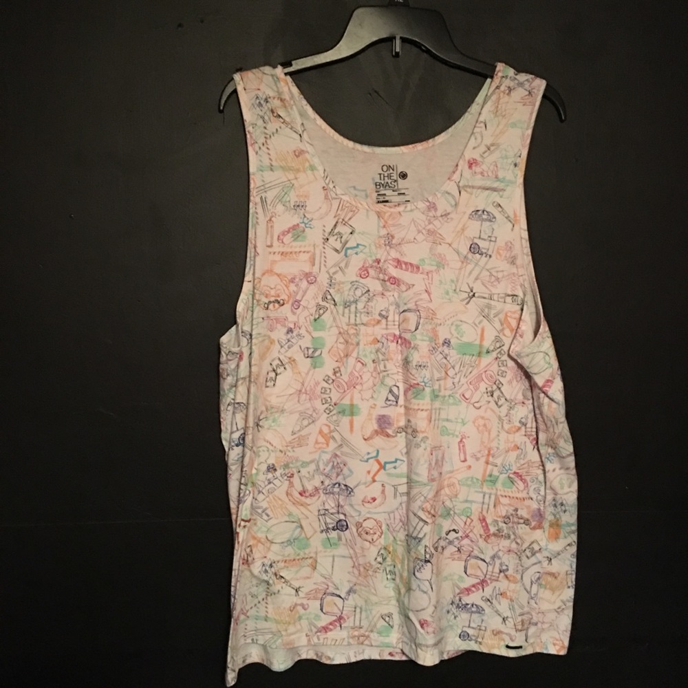 Unique Graffiti Tank Top